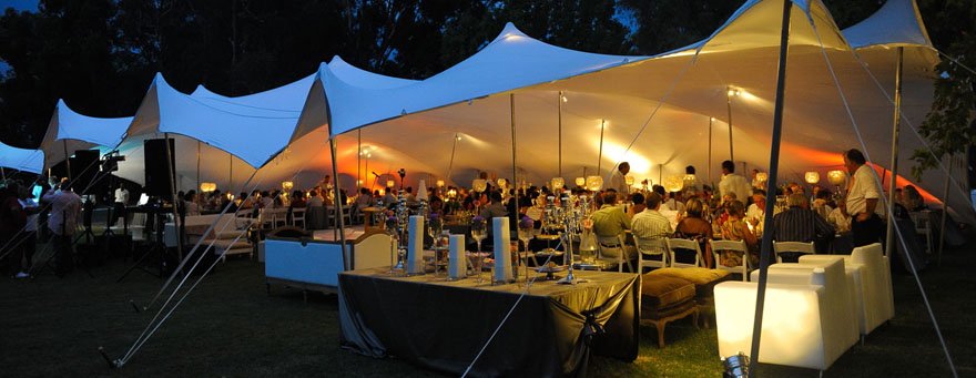 Bedouin Stretch Tent Marquee hire Durban